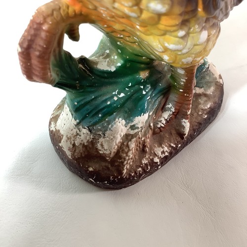 Vintage PWF Keramik Krähender Hahn Figur Huhn Landhaus Dekor 8" hoch - Bild 7 von 12