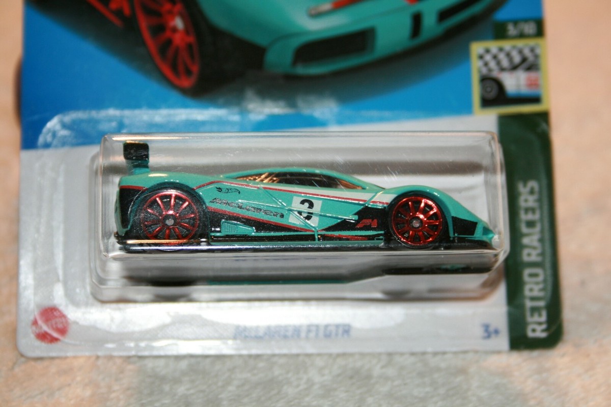 Hot Wheels 2017 Mclaren F1 GTR Blue Green #57 57/250 2022 Retro