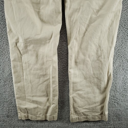 Polo Ralph Lauren Khaki Pants Youth Boy's 18 Tan Straight Leg, Size 30 x 30 - Picture 10 of 18