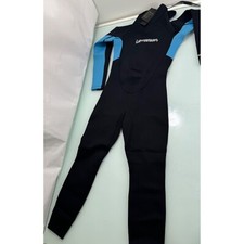 Kids Lemorecn Wetsuit Swim Diving Suit Blue/ Black Stretchable 2mm Size 14