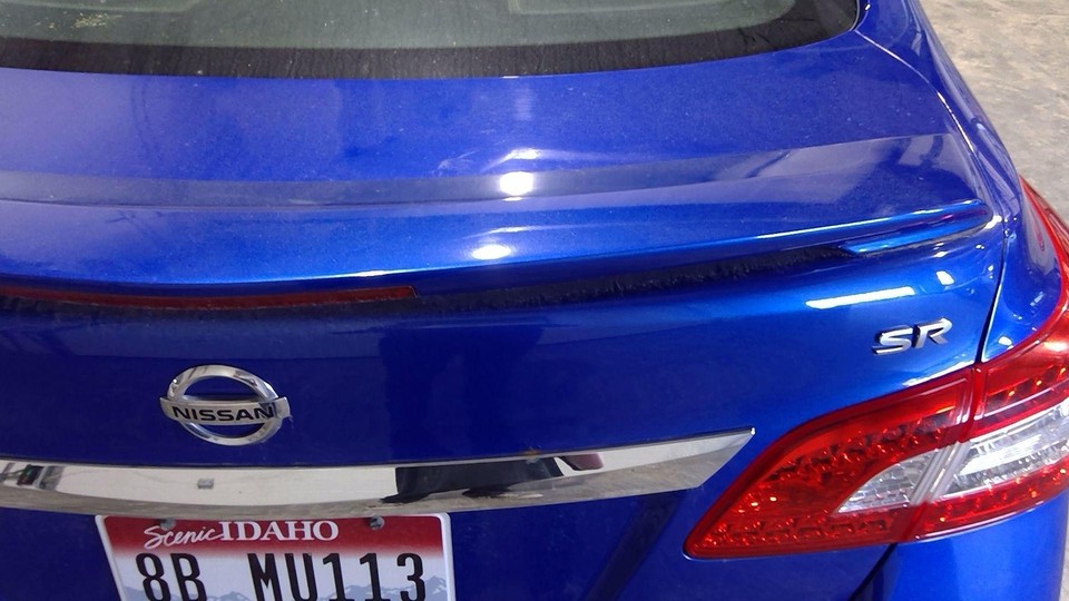 1315 Nissan Sentra SR Metallic BlueB17 Trunk Lid w/Spoiler (NO Tail