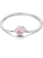 925 Sterling Silver Charms Bracelet for Women