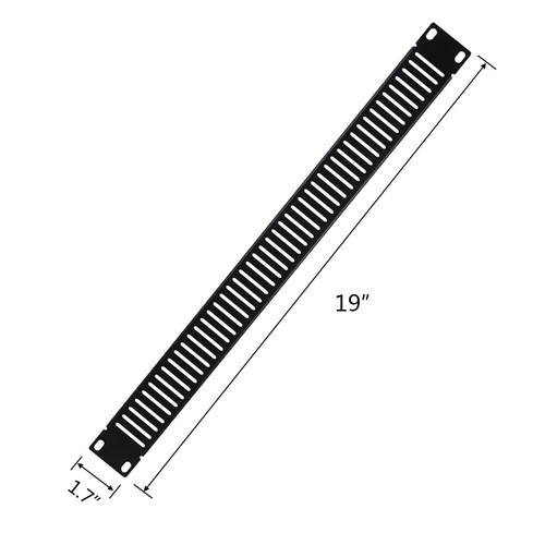 2/4 Pc 1U-4U Blank Rack Mount Panel Spacer for 19" Server Network Cabinet Vented - Picture 10 of 16