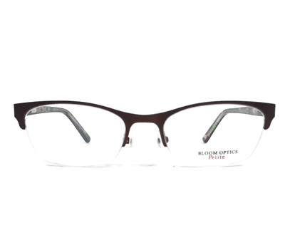 Bloom Optics Petite Eyeglasses Frames Faith BRN Brown Tortoise Cat Eye 48-17-135