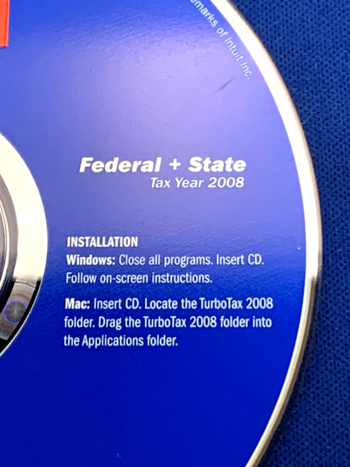 Intuit TurboTax Deluxe 2008 Federal + State for Windows & MAC - Image 3 of 4