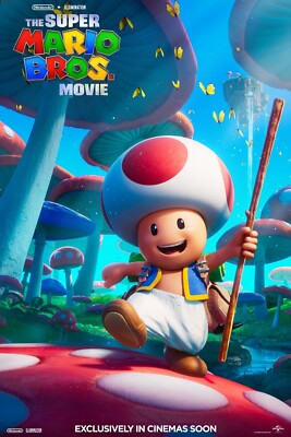 The Super Mario Bros Toad Movie Poster