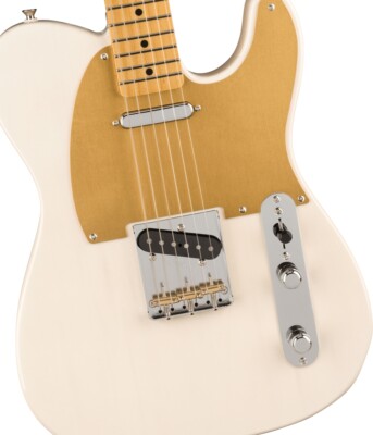 ギター Fender MIJ JV Modified 50s Telecaster BW Fender JV Modified '50s Telecaster Electric Guitar - White