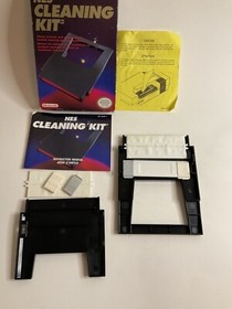 VINTAGE Nintendo Entertainment System (NES) Cleaning Kit Used. Open Box Complete