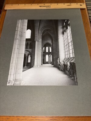 Vintage Laon Cathedral Transept Chapel Gallery @ Level French Architecture Photo