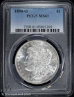 1890-O $1 Morgan Silver Dollar PCGS MS 61 | Uncirculated UNC