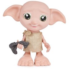 Wizarding World Harry Potter Interactive Magical Dobby Elf Doll with Sock 8.5"