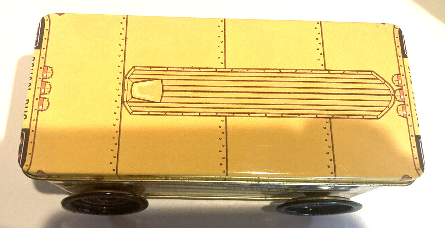 Tin Canister School Bus 75 District No.3 Keller Charles of Philadelphia Vintage
