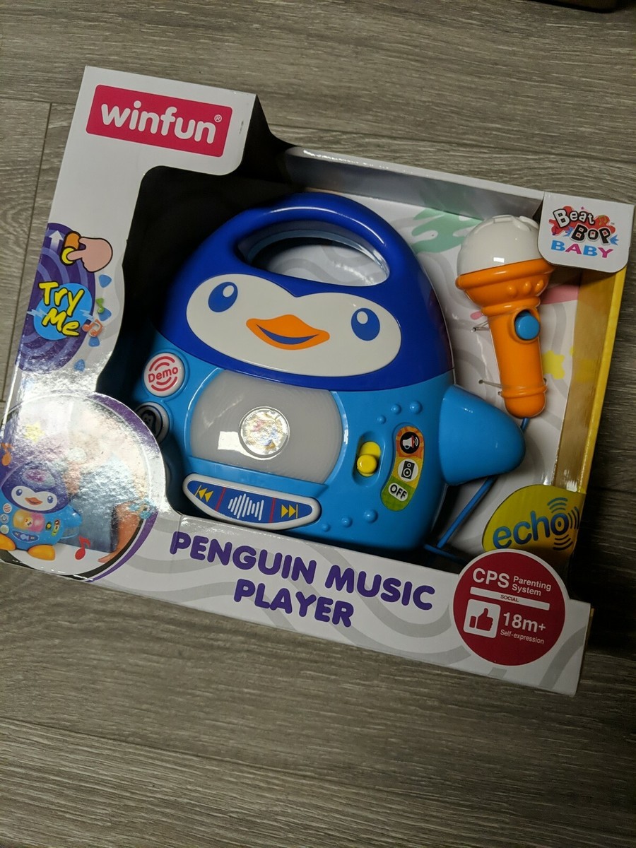 Winfun Penguin Karaoke Music Player with Kids Fun BNIB - Main Image