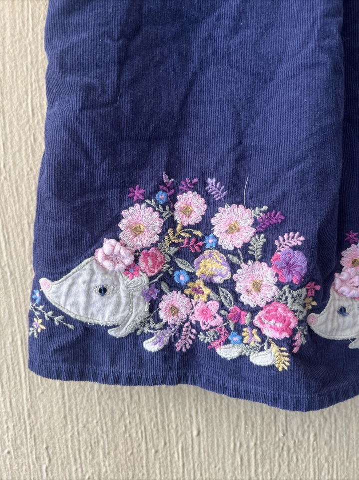 Monsoon Baby Girl’s Toddler Dress Corduroy  Age 12-18 Months Porcupine Animal - Image 3 of 4