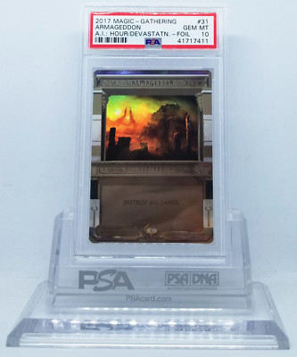 MTG MAGIC THE GATHERING ARMAGEDDON AMONKHET INVOCATIONS FOIL PSA