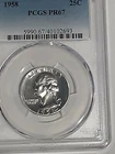 1958 Washington Proof Quarter PCGS PR67 #40102693