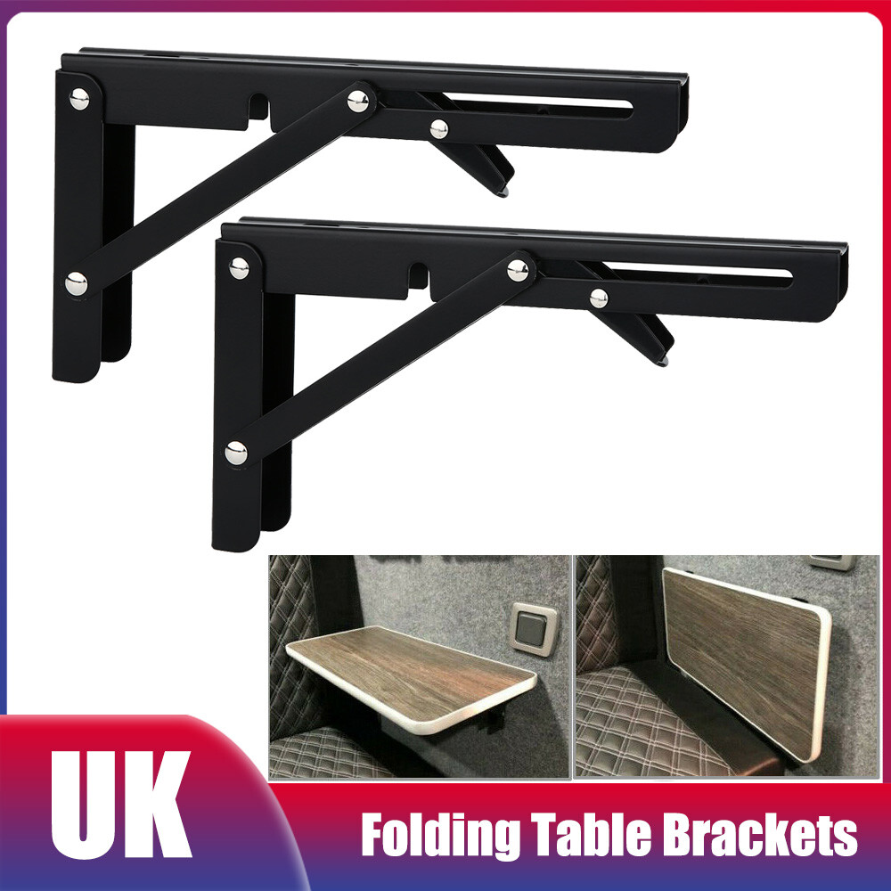 Pack of Camper Folding Table Brackets Extension Shelf Hinges