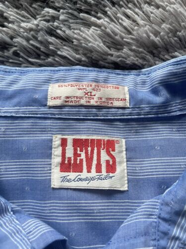Vintage 70er 80er Levi’s The Cowboys Tailor Western Hemd Pearl Snap Herren XL - Bild 3 von 5