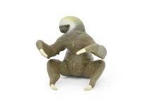 Sloth, Three Toed, Realistic Rubber Model, Figure, Educational, Painted Toy 7"