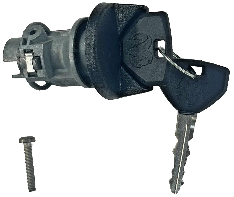 Cilindro de bloqueo de encendido para Dodge Jeep Plymouth selecto con 2 llaves con logotipo Ram 702788 Foto 2 de 3