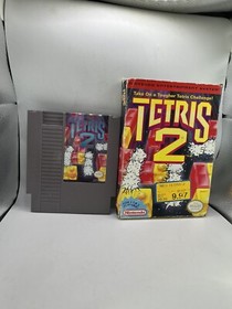 Cartucho Tetris 2 Nes Juego Nintendo con Caja Original De Colecci&oacute;n Puzzle Dif&iacute;cil de Encontrar @SIN MANUAL@