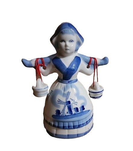 Vintage Porcelain Delft Blue Holland Ceramic Dutch 198 Kissing