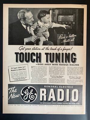 Vintage 1930s General Electric Radio Ad | eBay