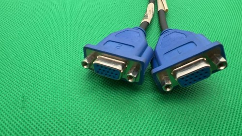 DMS-59 male to dual female VGA Cable Adaptor for video cards - Picture 3 of 3