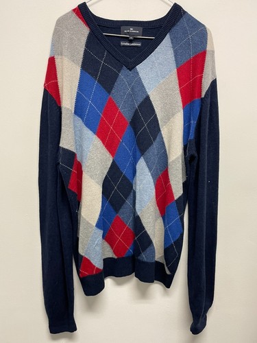 M&S BLUE HARBOUR HERREN PULLOVER AUS REINER LAMMWOLLE IN HELLBLAU MIX GR. M SEHR GUTER ZUSTAND