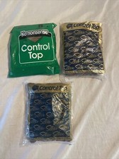 3- No Nonsense Sheer And Silky Pantyhose Tan/Brown size B  Large FREE SHIPPING