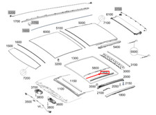 MERCEDES-BENZ GLS X167 Schiebedachverkleidung links A1677803500