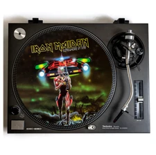 IRON MAIDEN Turntable Slipmat for Vinyl Records 12" DJ Slip Mat heavy metal
