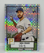 2021-22 Topps Chrome Platinum Anniversary WILL CRAIG X-Fractor Rookie Card RC