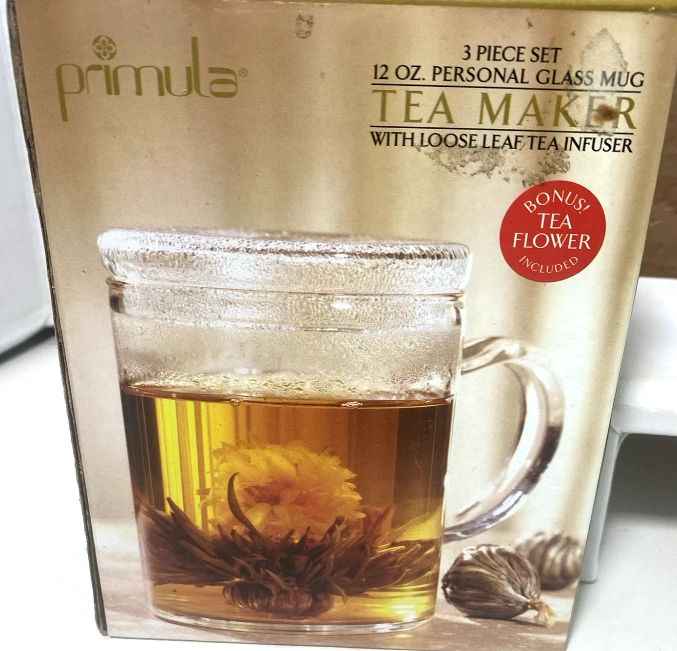 Primula Glass Mug - Thumbnail 2