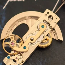 Silver Kunlun Hollow Automatic Mechanical Movement Watch Part Made in China