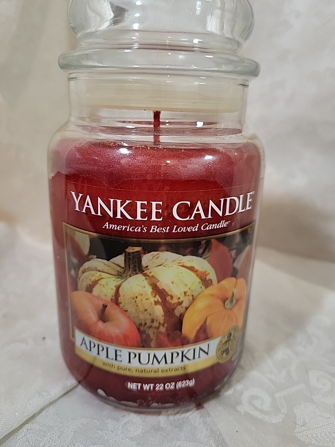 Yankee Candle Apple Pumpkin Large Jar - Classic Label - NEW - 2015 Pour ...