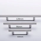 Kitchen Cabinet T Bar Handle Door Cupboard Drawer Chrome Knob Bar Brushed Pull
