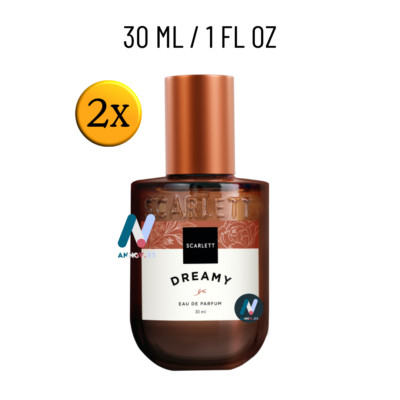 SCARLETT Dreamy Fragrance Eau De Parfum Soft Scent Men Woman Long Lasting 2PCS