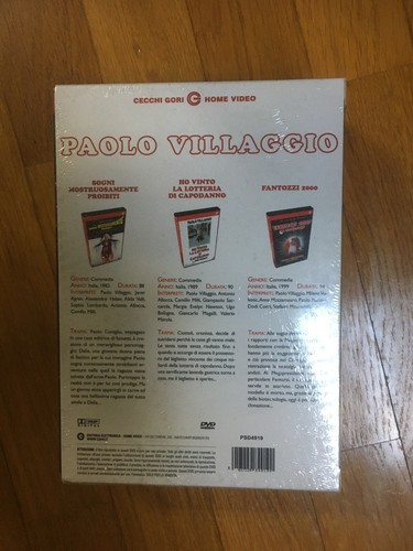 PAOLO VILLAGGIO COFANETTO FANTOZZI VOLUME 1 - 5 DVD - Foto 3 di 3