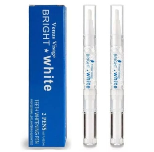 Venus Visage Award Winning Teeth Whitening Pen (2 Pens) Mint, Dental, 20+ Uses