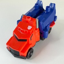 Hasbro McDonald s Toy Transformers Optimus Prime 2012 Truck Happy Meal Red Blue