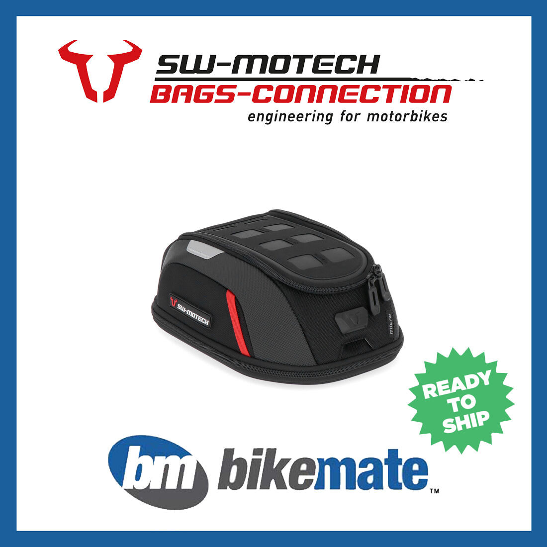 Motorcycle Luggage Tank Bag Magnetic PRO Series - Micro - 3-5