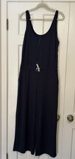 NWT Vuori Falls Jumpsuit One-piece Wideleg Midnight Heather Blue M Medium NEW