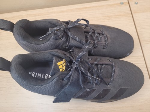Adidas Powerlift 4 Weightlifting Shoes Black Training Crossfit Mens 11 EUC - Picture 8 of 9