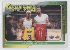 2020-21 Panini NBA Hoops Jersey Swap Winter Anthony Davis Jrue Holiday #6 03rx