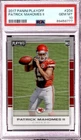 2017 PANINI PLAYOFF #204 PATRICK MAHOMES II ROOKIE!