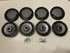 Set Of 4 Pioneer TS-G622L 30W 180W 4 Ohm 2-way 6.5" Coaxial Speaker - NOS
