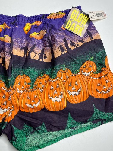 Halloween Gr. XL Boxershorts Jack-o'-Laternen Kürbisse Baumwolle All Over Print Glow Kmar - Bild 3 von 6