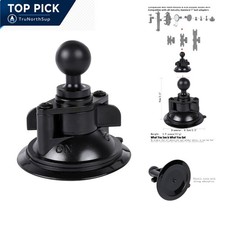 Suction Cup Mount with 25mm Ball Compatible with RAM Gopro Windshield Mounting
