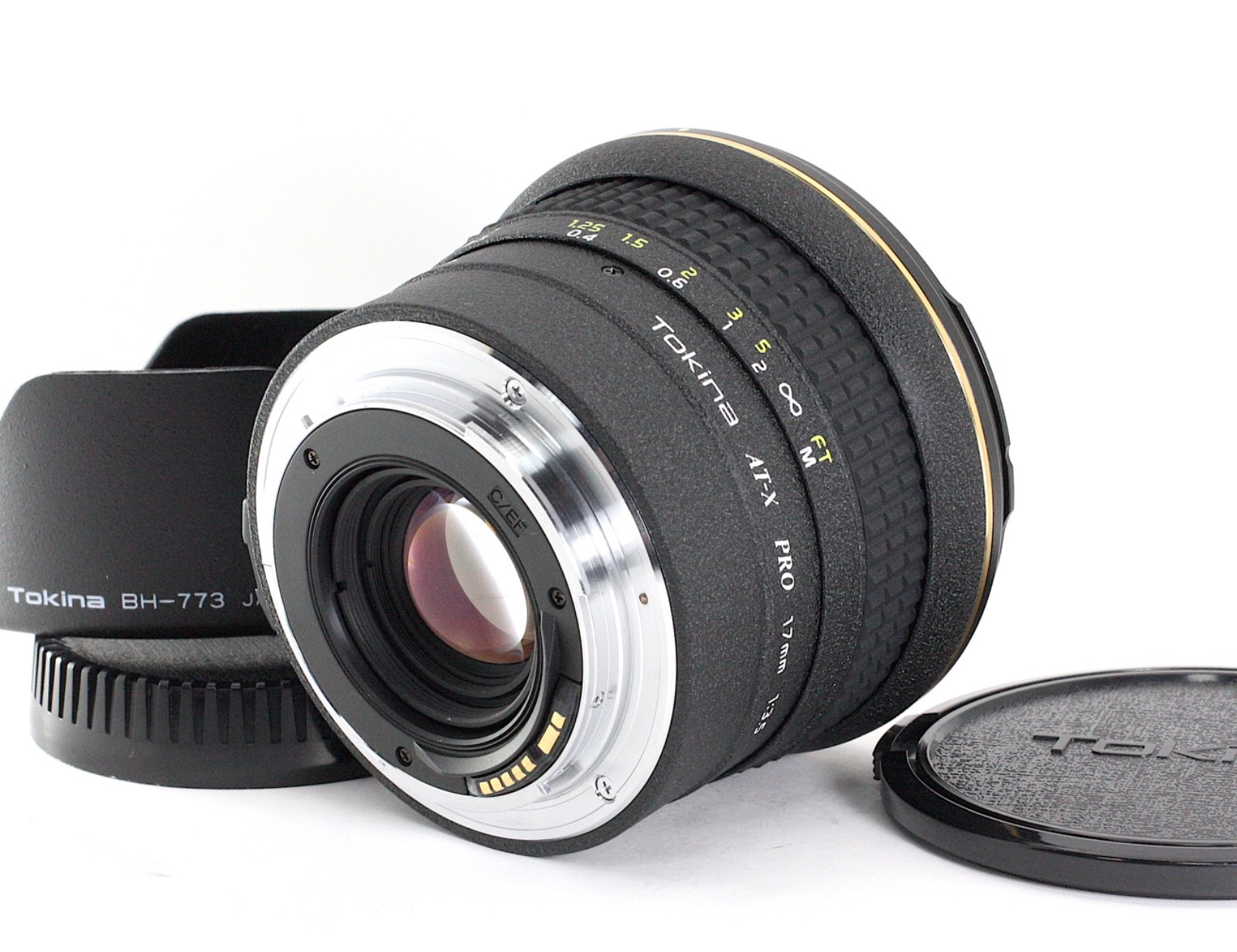 Tokina AT-X PRO 17mm F/3.5 Wide Angle Lens [Near MINT] AF Canon EF From Japan